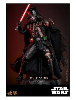 Hot Toys Star Wars Darth Vader Battle Damaged 1/6 Scale Collectible Figure Deluxe Version