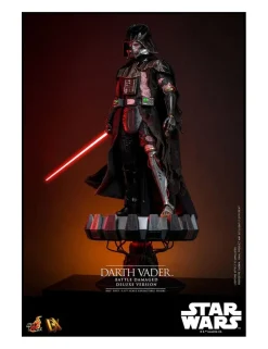 Hot Toys Star Wars Darth Vader Battle Damaged 1/6 Scale Collectible Figure Deluxe Version