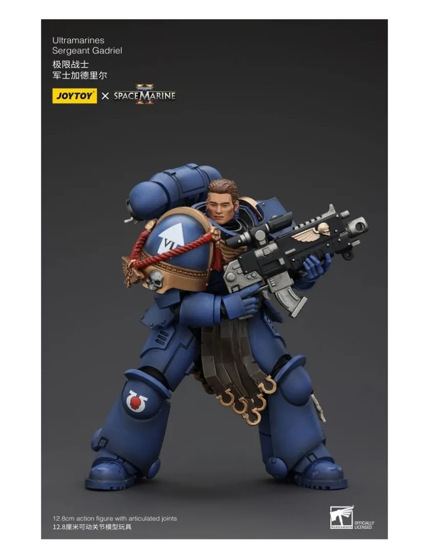 Joy Toy Warhammer 40,000 Space Marine 2 Ultramarines Sergeant Gadriel