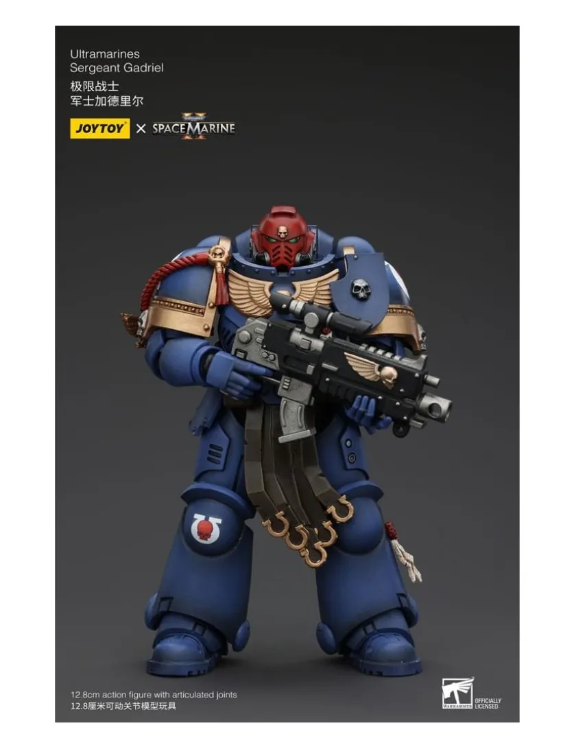 Joy Toy Warhammer 40,000 Space Marine 2 Ultramarines Sergeant Gadriel