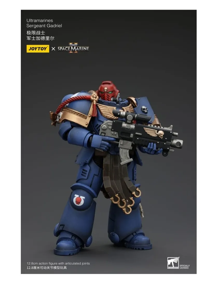 Joy Toy Warhammer 40,000 Space Marine 2 Ultramarines Sergeant Gadriel