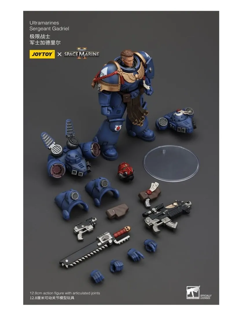 Joy Toy Warhammer 40,000 Space Marine 2 Ultramarines Sergeant Gadriel