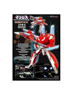 KitzConcept's Robotech Macross VF-1J Valkyrie Miriya Sterling with Fast Pack Armor 1/72 Scale Figure