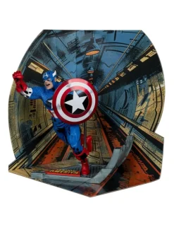 Mc Farlane Toys Marvel Comics Captain America 100 1/10 Scale Statue