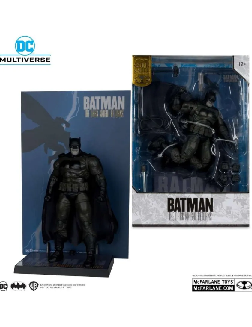 McFarlane Cover Recreations Batman The Dark Knight Returns Batman Gold Label