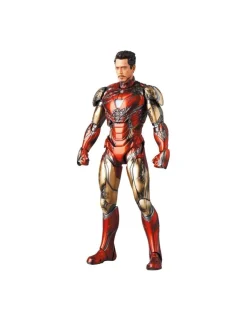 Medicom Toy MAFEX Avengers Endgame Iron Man Mark LXXXV Battle Damaged