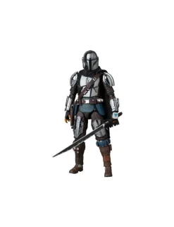 Medicom Toy MAFEX Star Wars The Mandalorian Chrome Version