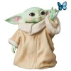 Medicom Toy Ultra Detail Mini Figures Star Wars The Mandalorian The Child Blue Butterfly