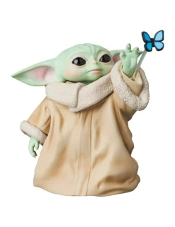 Medicom Toy Ultra Detail Mini Figures Star Wars The Mandalorian The Child Blue Butterfly
