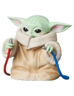 Medicom Toy Ultra Detail Mini Figures Star Wars The Mandalorian The Child Fixing Wires