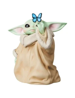 Medicom Toy Ultra Detail Mini Figures Star Wars The Mandalorian The Child Blue Butterfly