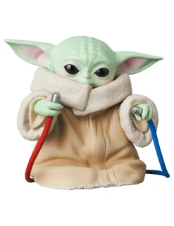 Medicom Toy Ultra Detail Mini Figures Star Wars The Mandalorian The Child Fixing Wires