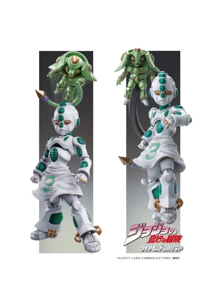 Medicos Super Action Statue JoJo's Bizarre Adventure Diamond is Unbreakable Echoes Act 2 & Echoes Act 3