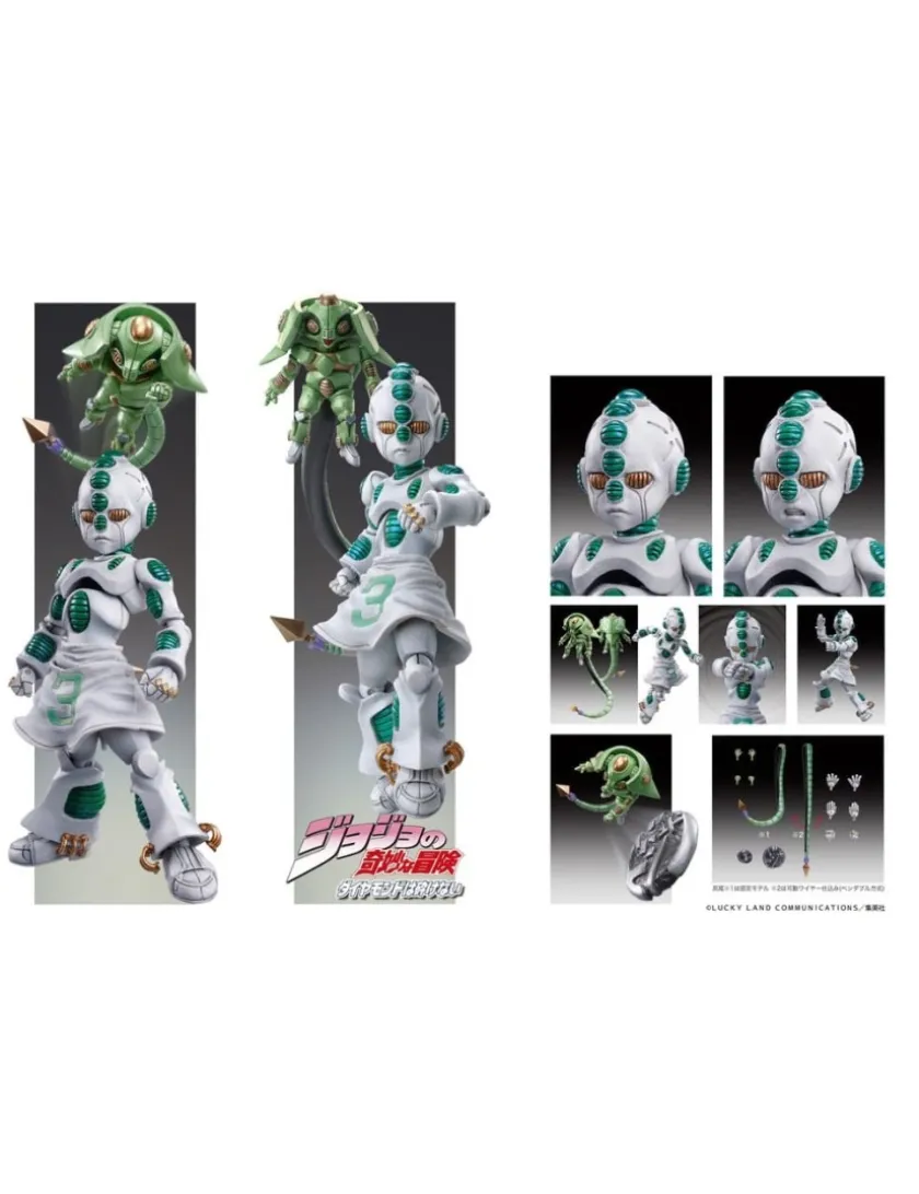 Medicos Super Action Statue JoJo's Bizarre Adventure Diamond is Unbreakable Echoes Act 2 & Echoes Act 3