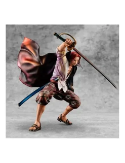 Megahouse P.O.P. Portrait of Pirates One Piece Playback Memories Red-Haired Shanks MegaTrea Exclusive