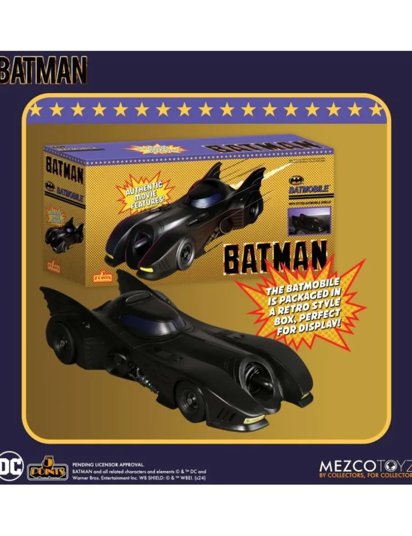 Mezco Batman 1989 5 Points Batmobile