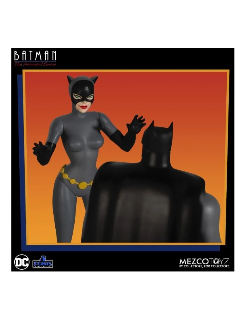 Mezco Batman The Animated Series 5 Points Action Figures Deluxe Box Set