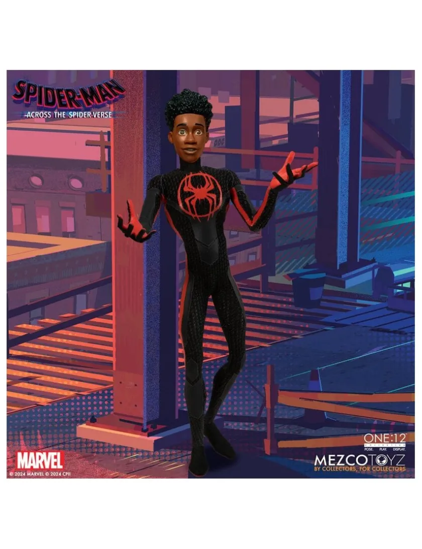 Mezco Toys The One 12 Collective Marvel Spider-Man Across the Spider-Verse Miles Morales