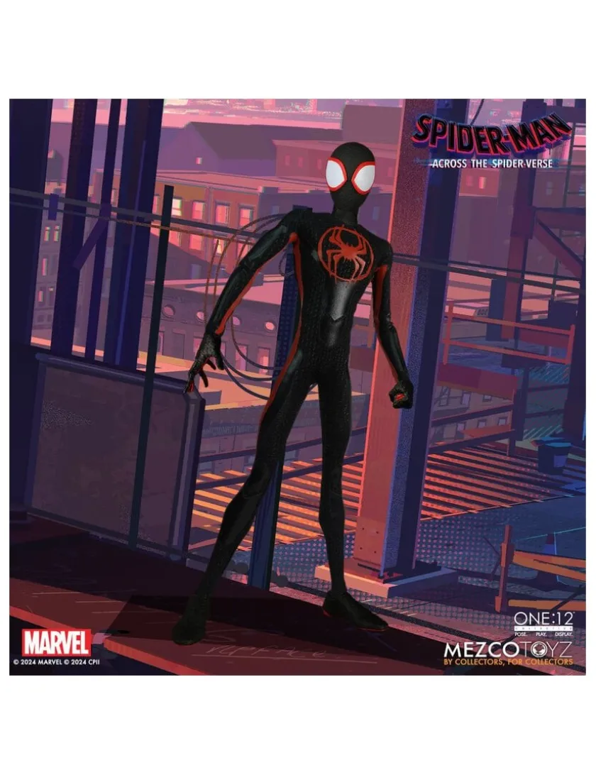Mezco Toys The One 12 Collective Marvel Spider-Man Across the Spider-Verse Miles Morales