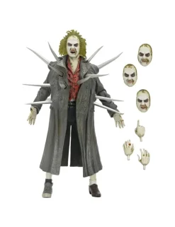 Neca Beetlejuice 1988 Ultimate Beetlejuice Trenchcoat with Spikes Inferno Room Deluxe Set