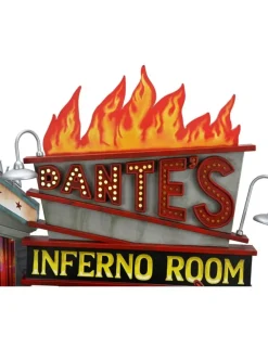 Neca Beetlejuice 1988 Ultimate Beetlejuice Trenchcoat with Spikes Inferno Room Deluxe Set