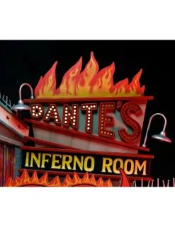 Neca Beetlejuice 1988 Ultimate Beetlejuice Trenchcoat with Spikes Inferno Room Deluxe Set