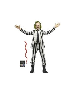Neca Beetlejuice Black and White Suit