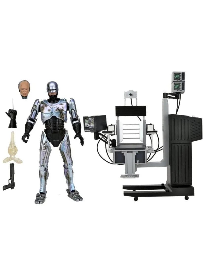 Neca Robocop Battle Damaged with Chair