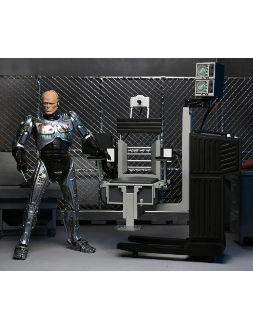 Neca Robocop Battle Damaged with Chair