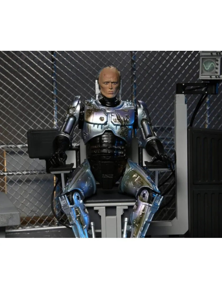 Neca Robocop Battle Damaged with Chair
