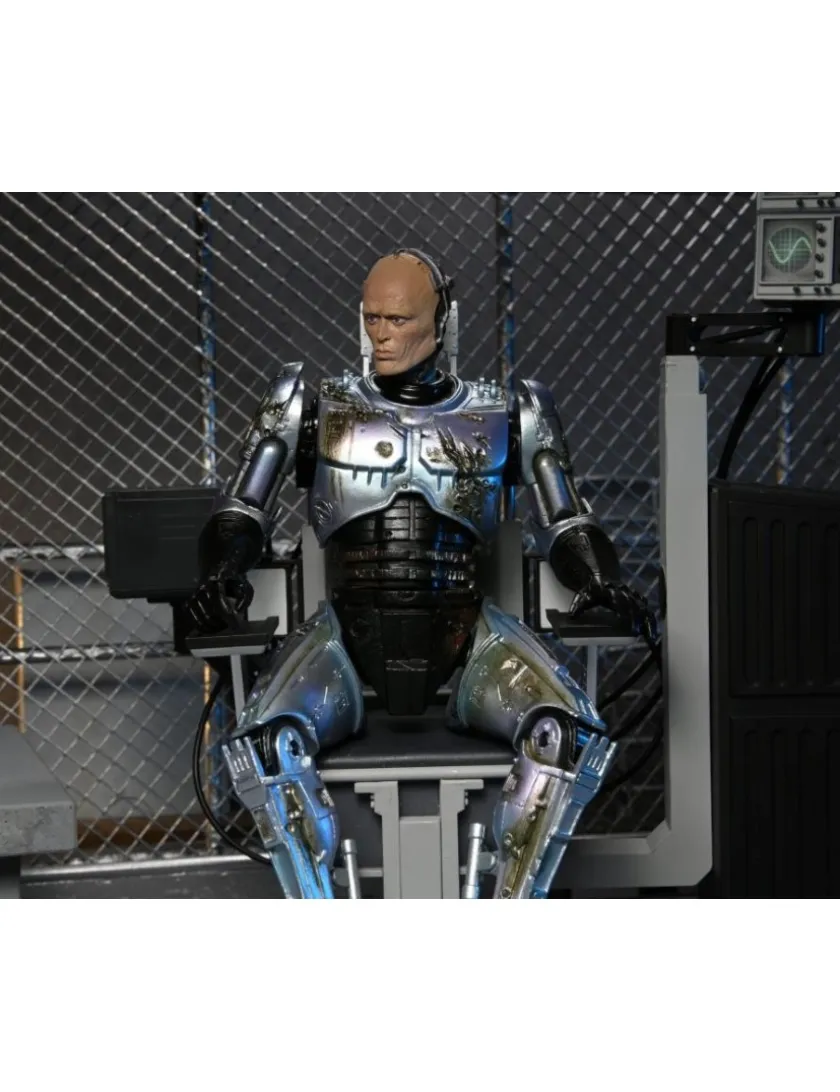 Neca Robocop Battle Damaged with Chair