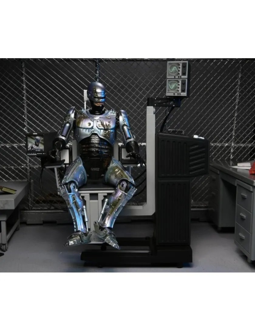 Neca Robocop Battle Damaged with Chair