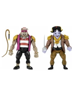 Neca Teenage Mutant Ninja Turtles In Time Pirate Rocksteady & Bebop