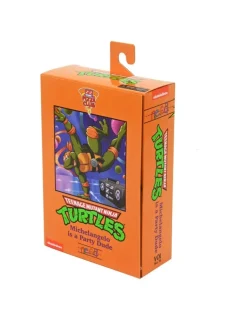 Neca Teenage Mutant Ninja Turtles VHS Animated Series Pizza Club Michelangelo