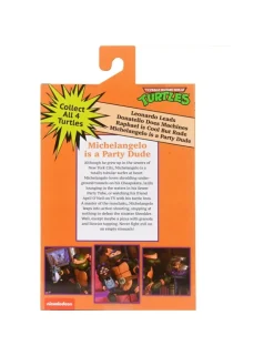 Neca Teenage Mutant Ninja Turtles VHS Animated Series Pizza Club Michelangelo