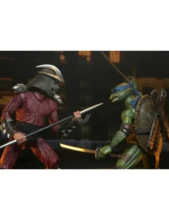 Neca Teenage Mutant Ninja Turtles Leonardo VS Shredder