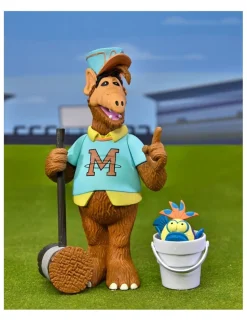 Neca Toony Classic Action Figure Alf with Baseball Bat