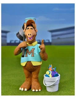 Neca Toony Classic Action Figure Alf with Baseball Bat