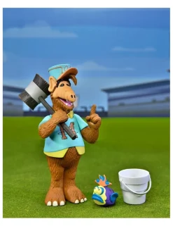 Neca Toony Classic Action Figure Alf with Baseball Bat