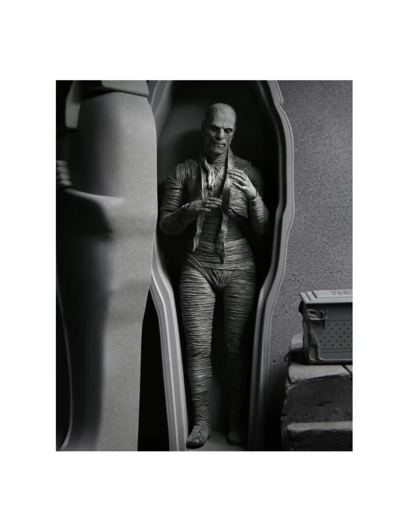 Neca Universal Monsters Ultimate The Mummy Black & White