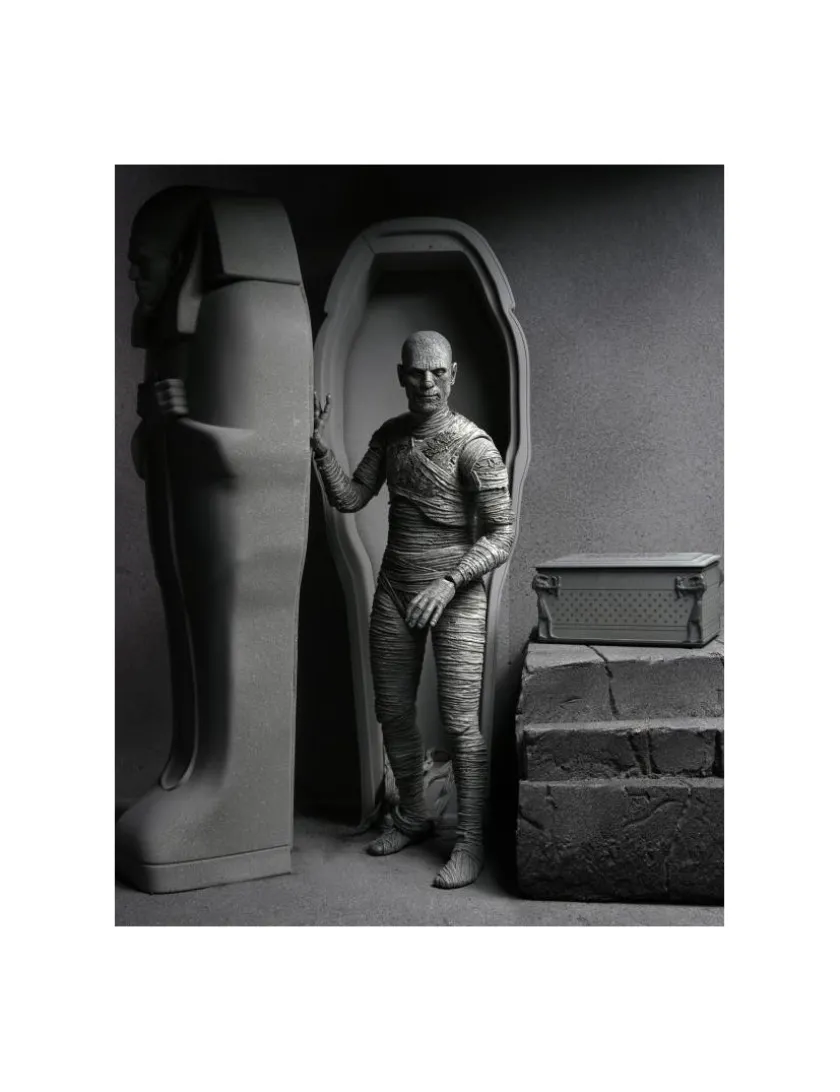 Neca Universal Monsters Ultimate The Mummy Black & White