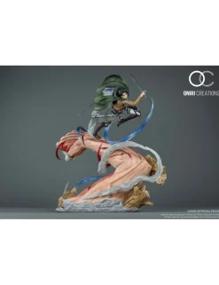 Oniri Creations Attack on Titan Levi VS Female Titan Epic Diorama 1/6 Statue Figure 999pcs Worldwide
