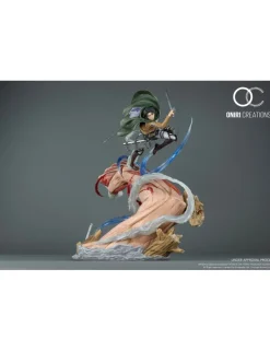 Oniri Creations Attack on Titan Levi VS Female Titan Epic Diorama 1/6 Statue Figure 999pcs Worldwide