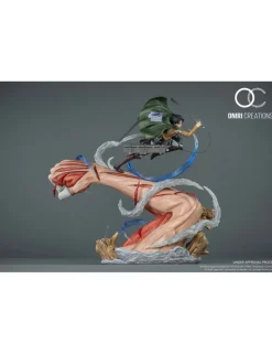 Oniri Creations Attack on Titan Levi VS Female Titan Epic Diorama 1/6 Statue Figure 999pcs Worldwide