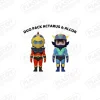 Plastoy UFO Robot Grendizer Duke Fleed & Koji Kabuto Duo Figure