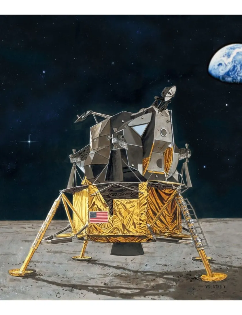 Revell NASA Apollo 11 Lunar Module Eagle Model Kit Gift Set 1/48 Scale