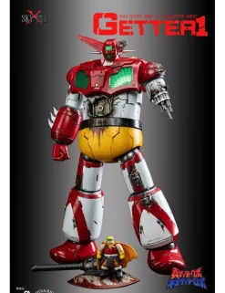 Sky X Studio SXD Chogokin Shin Getter Robot VS Neo Getter Robot Getter 1 Battle Damaged