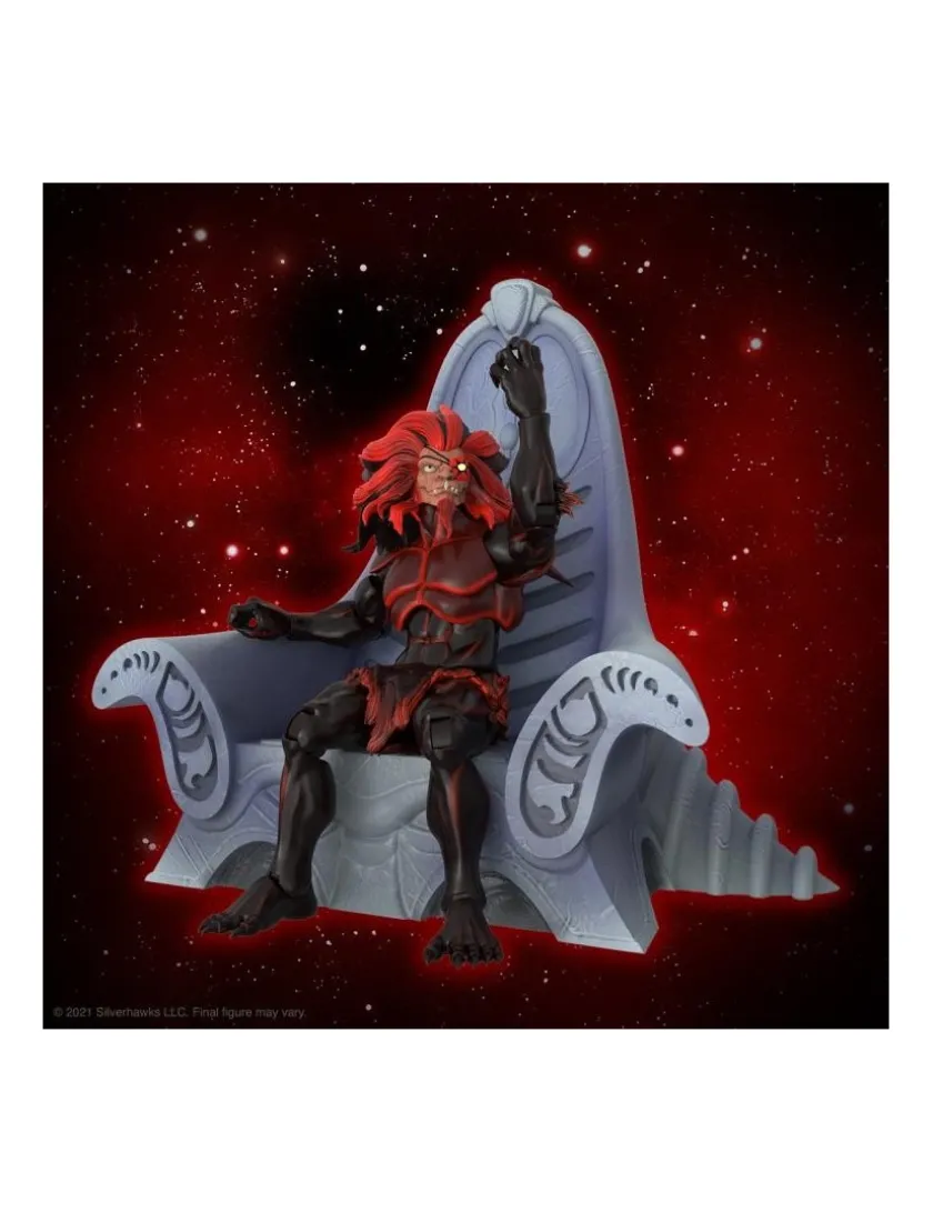 Super7 Ultimates Action Figure SilverHawks Mon Star's Transformation Chamber Throne