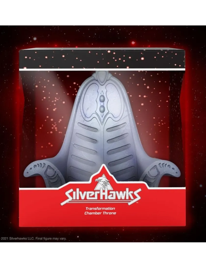 Super7 Ultimates Action Figure SilverHawks Mon Star's Transformation Chamber Throne