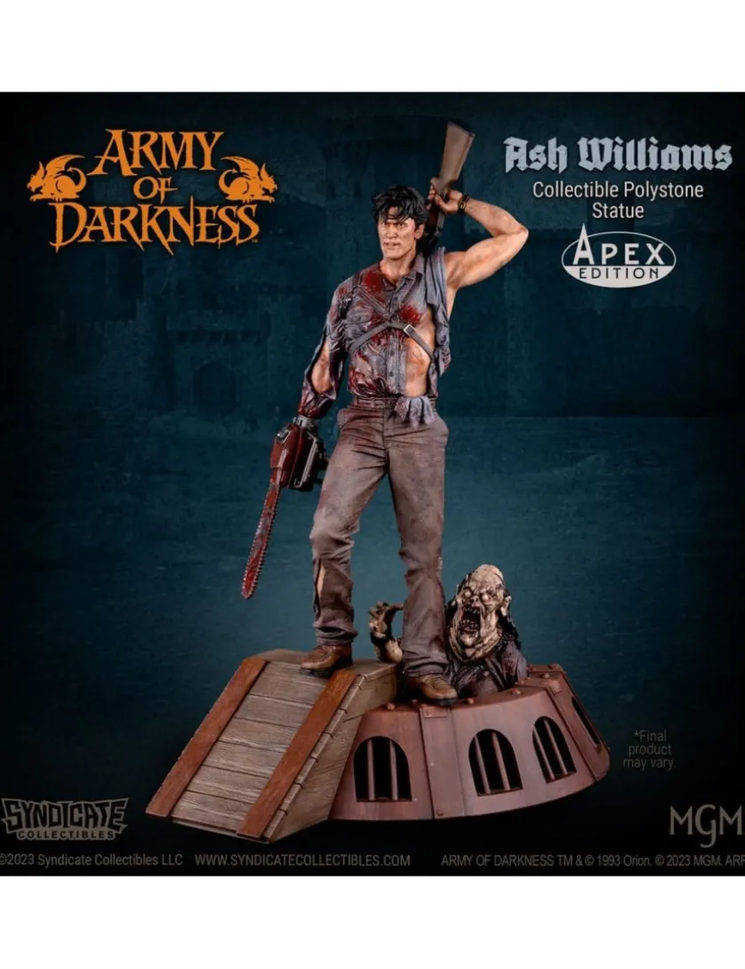 Syndicate Collectibles Army of Darkness Ash Williams Apex Edition 1/10 Scale Limited Edition Statue